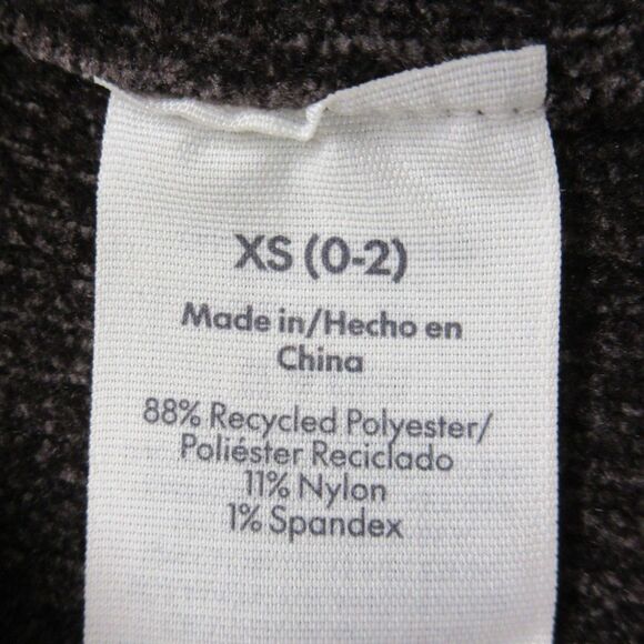 Chenille Y2K Vibe Zip Cropped Sweater Hoodie XS Breen Chocolate Coffee Brown NWT - Picture 8 of 10